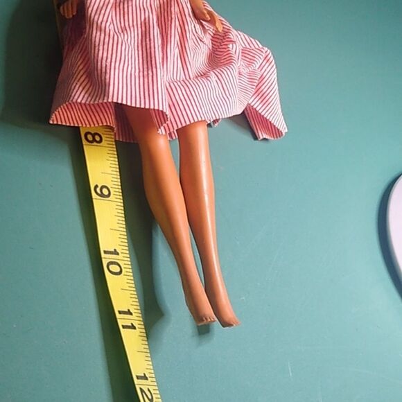 Mattel Doll 1966 with Striped Dress Japan - Picture 6 of 6